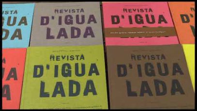 El color de la Revista d’Igualada inunda la Sala Municipal amb el treball d’Espai Gràfic