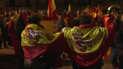 Manifestació per la unitat d’Espanya a Igualada