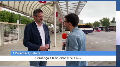 Territori posa en marxa un bus Exprés.cat que uneix Vilanova, Vilafranca i Igualada