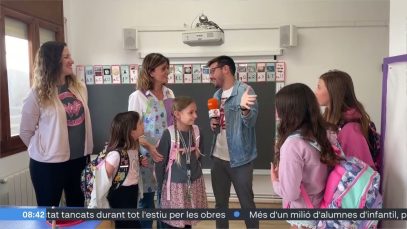 Un total de 10 infants comencen el curs escolar a Castellfollit de Riubregós