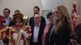 El Nunci i els Heralds anuncien l’arribada dels Reis a Igualada amb un màpping espectacular