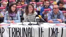 Es presenta la plataforma Democràcia vs Tribunals en suport a Montse Venturós