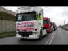 La vaga de transportistes ha mobilitzats als camioners de la Catalunya Central amb una marxa lenta de Manresa a Barcelona