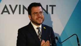 Pere Aragonès, ha inaugurat el nou espai d’innovació del grup Avinent, l’Avinent Hub