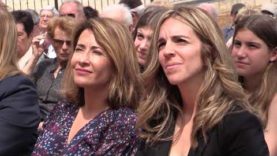 La Ministra de transport, Raquel Sánchez, presideix la presentació de la llista del PSC a Sant Joan de Vilatorrada