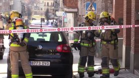 Ensurt aquest dimecres al migdia a la Carretera de Santpedor de Manresa per un incendi