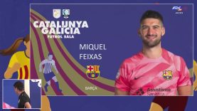 Presentació del doble Catalunya-Galícia de futbol sala