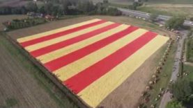 La senyera més gran del món a Malla