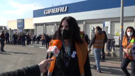 Protestes contra l’ERO de Girbau